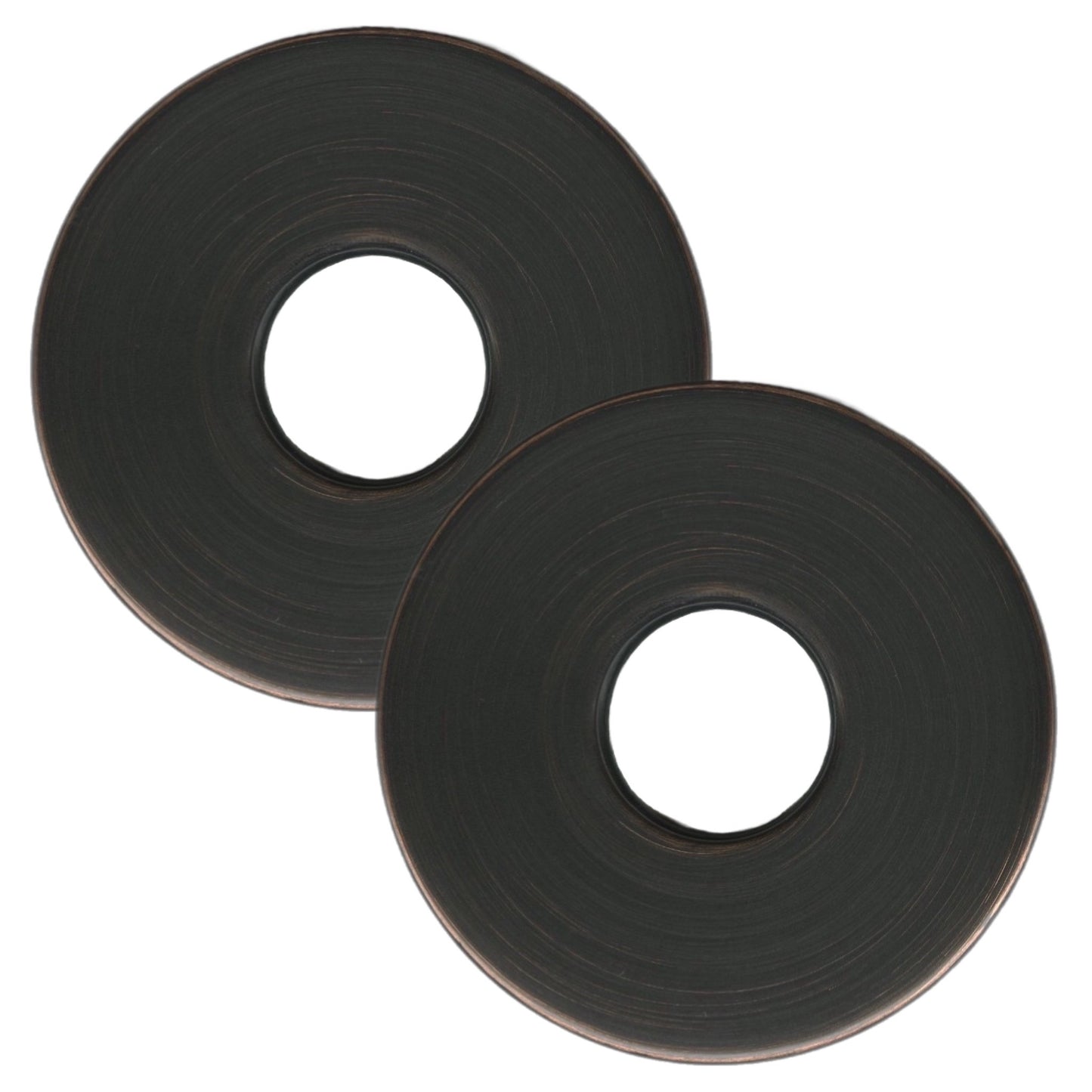 Corla 2PC Shower Arm Flange 2.5” Round | Modern Universal Escutcheon Replacement Cover Plate