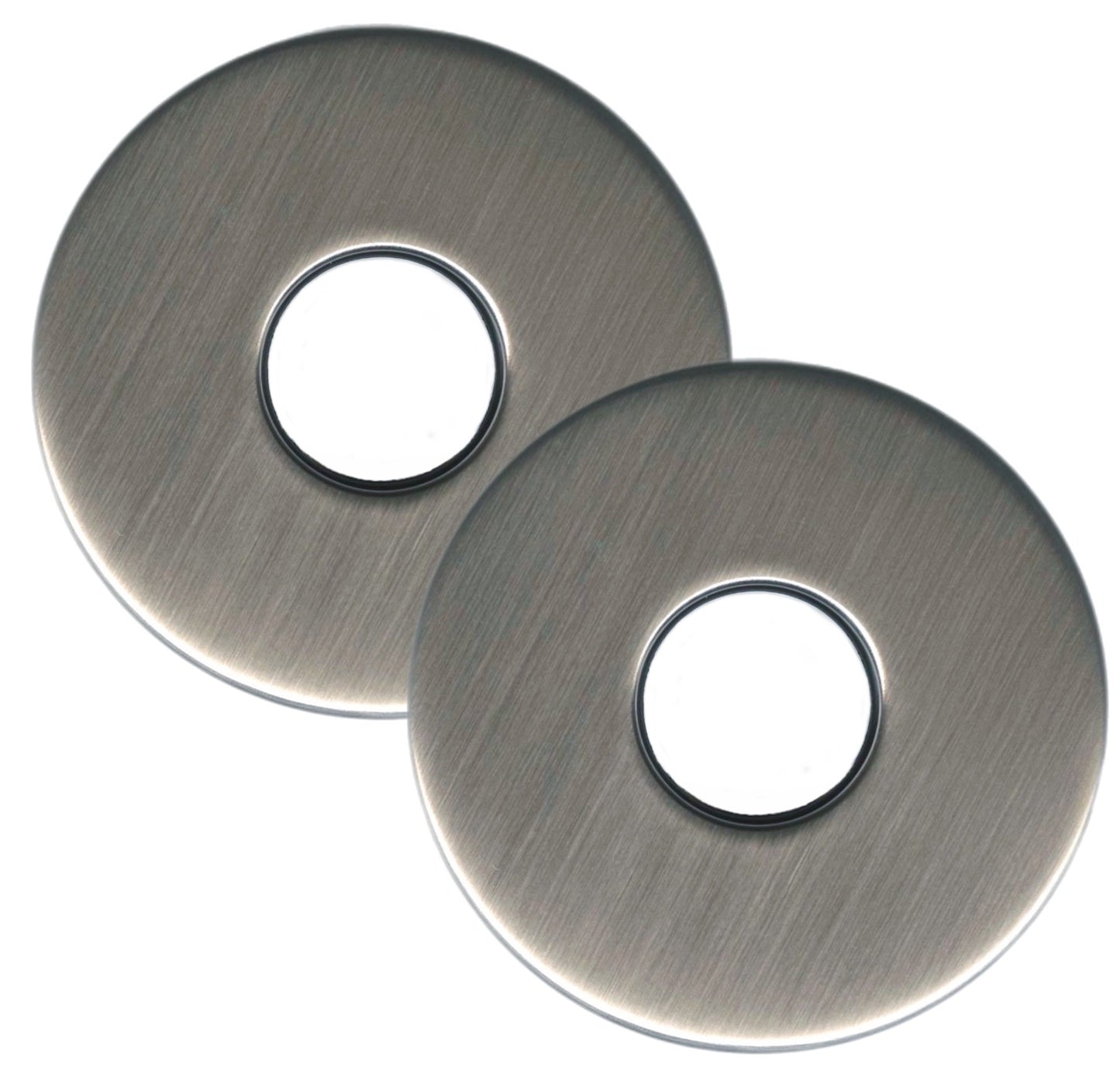Corla 2PC Shower Arm Flange 2.5” Round | Modern Universal Escutcheon Replacement Cover Plate