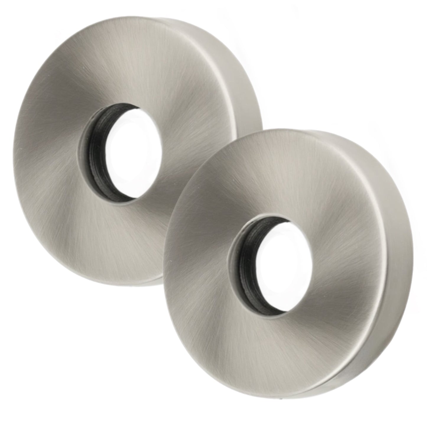 Corla 2PC Shower Arm Flange 2.5” Round | Modern Universal Escutcheon Replacement Cover Plate