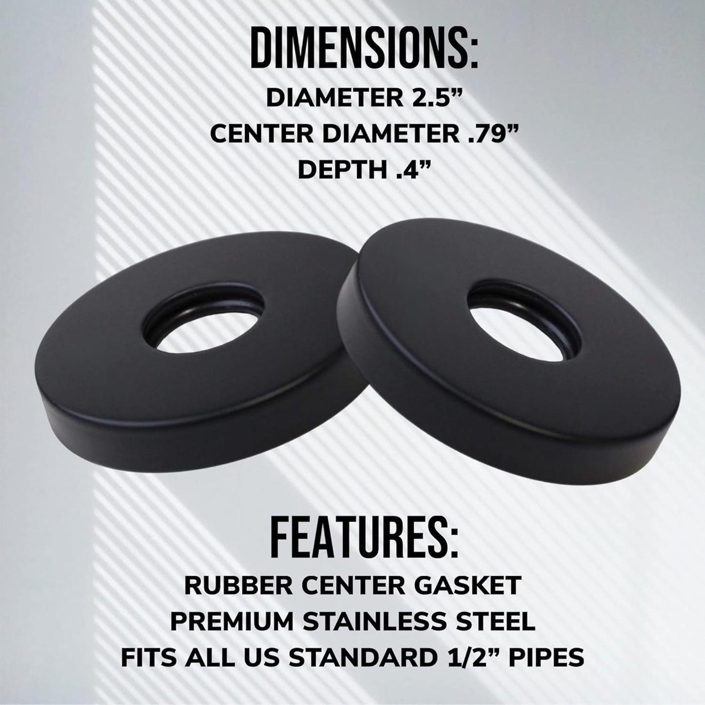 Modern Shower Flange Set