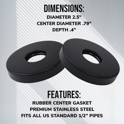 Modern Shower Flange Set