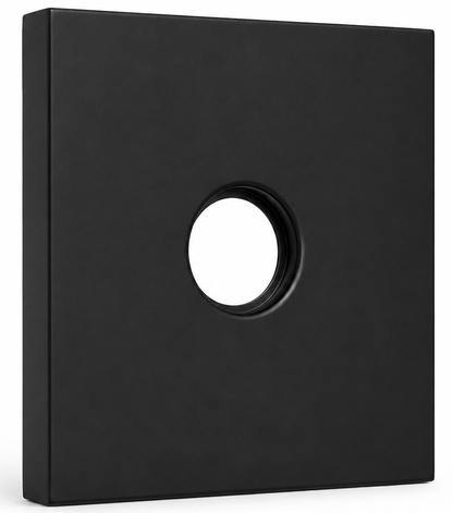 Corla 3.5" Shower Arm Flange Modern Extra Large Square Escutcheon Replacement Plate