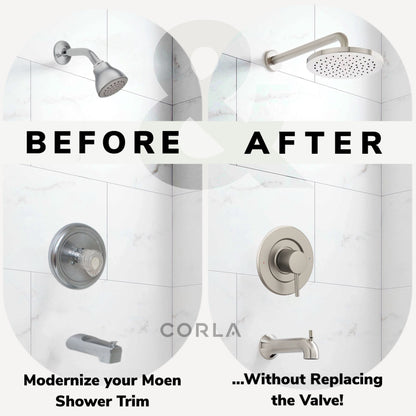 Posi Temp Shower Trim Replacement for Moen Align Pressure-Balancing Modern One Handle Lever Kit
