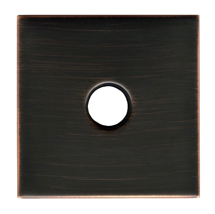 Corla 3.5" Shower Arm Flange Modern Extra Large Square Escutcheon Replacement Plate