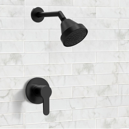 Corla Modern 7" Square Shape Shower Arm With Gasket Flange | Wall Mounted Stainless Steel Top Head Extension Replacement