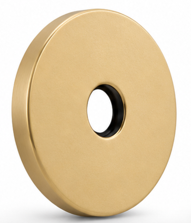Corla 4" Modern Oversized Shower Arm Flange | Universal Replacement Escutcheon Cover Plate