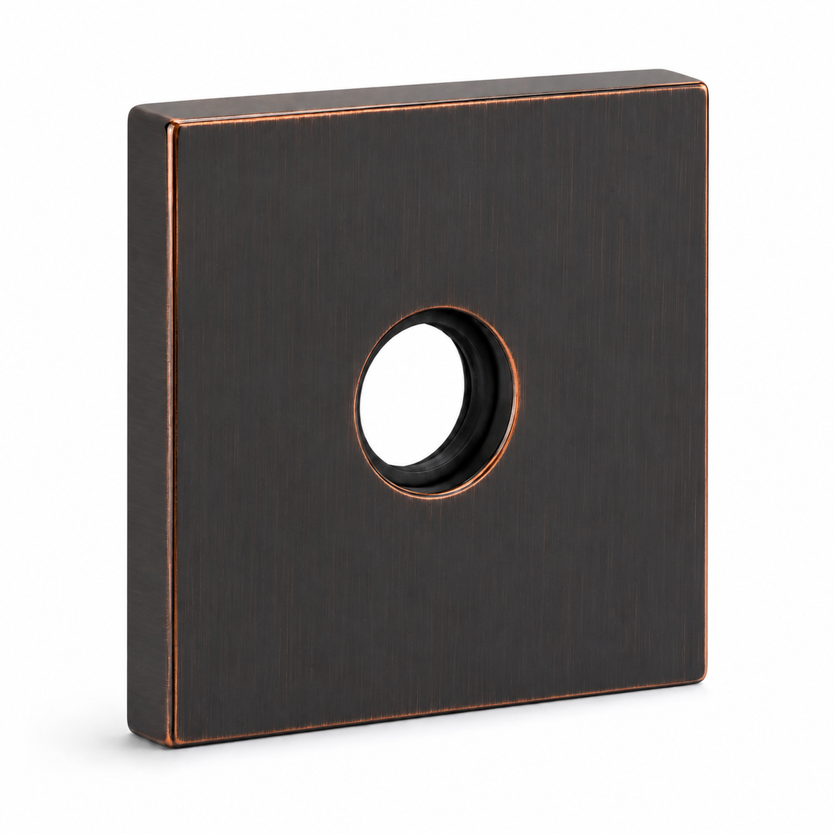 Corla 3.5" Shower Arm Flange Modern Extra Large Square Escutcheon Replacement Plate