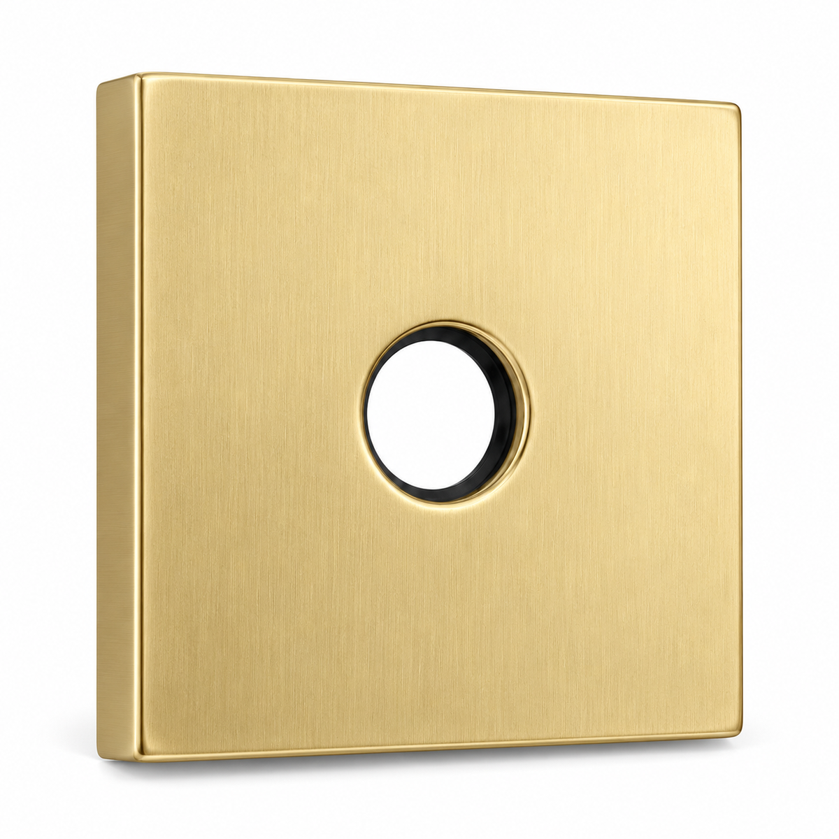 Corla 3.5" Shower Arm Flange Modern Extra Large Square Escutcheon Replacement Plate