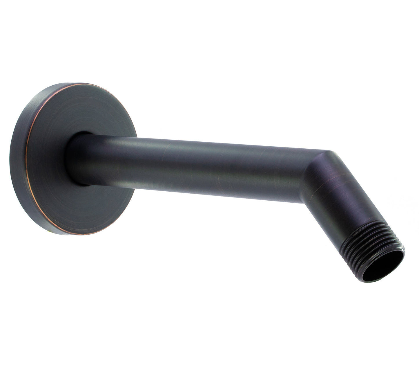 Corla Modern 7" Square Shape Shower Arm With Gasket Flange | Wall Mounted Stainless Steel Top Head Extension Replacement