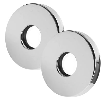 Corla 2PC Shower Arm Flange 2.5” Round | Modern Universal Escutcheon Replacement Cover Plate